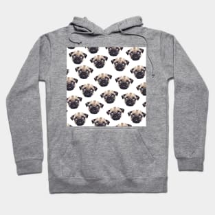 Pug Triangle Pattern Hoodie